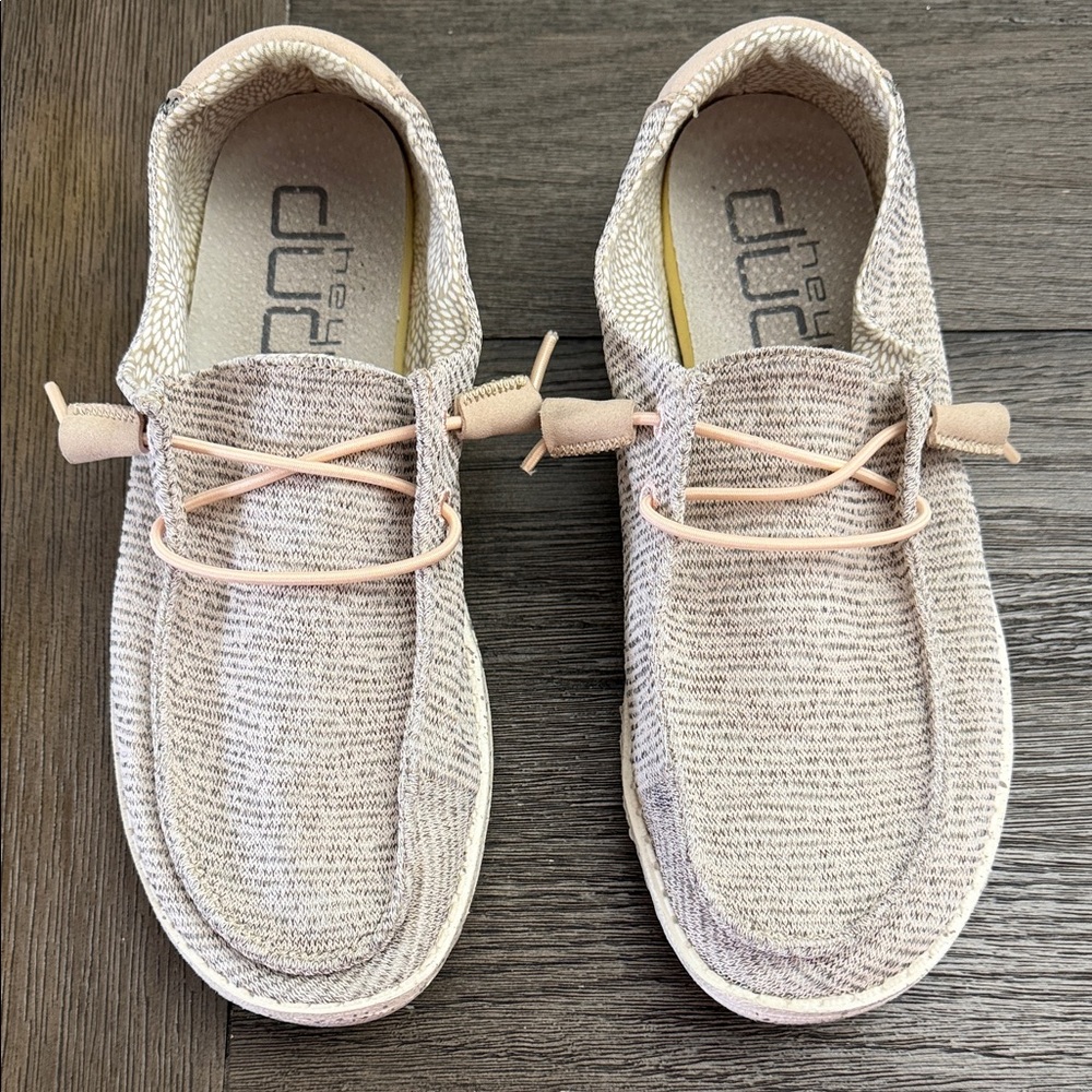 Hey Dude Light Tan Slip-On Shoes